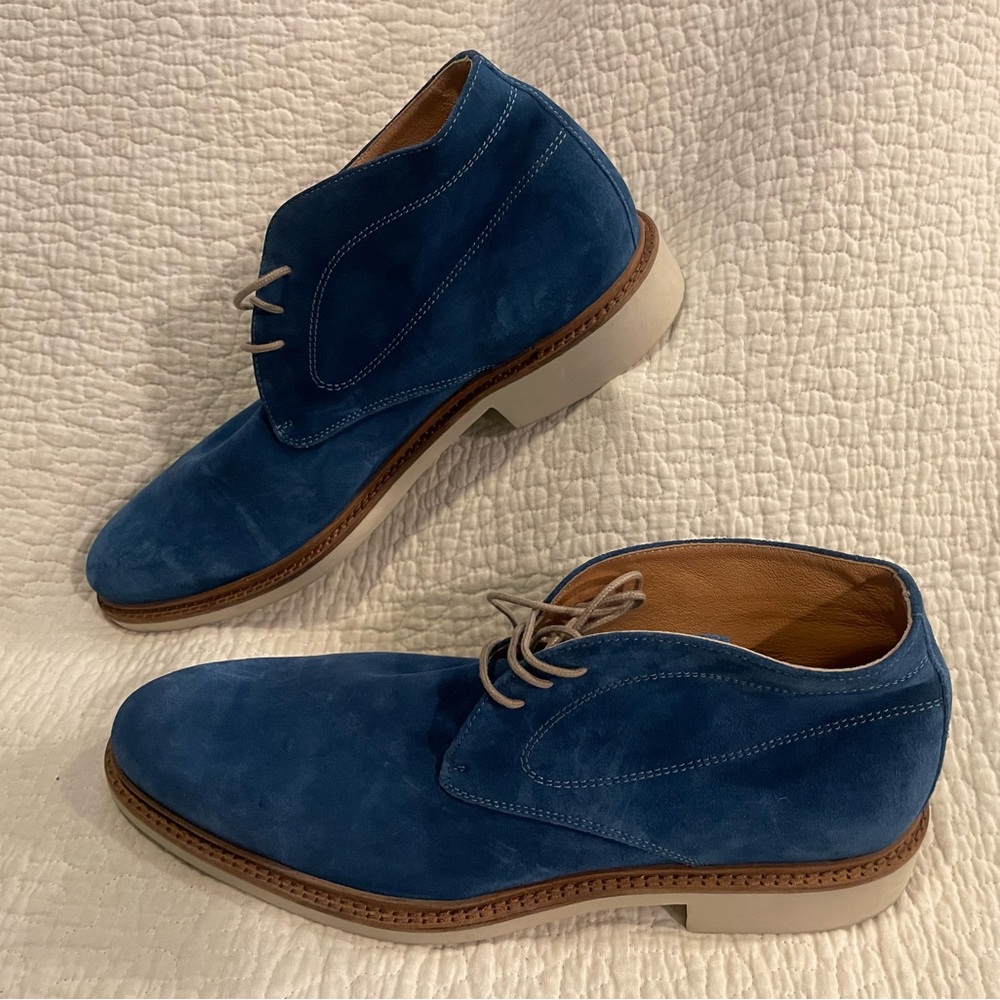 Mens Bugatchi Italian Suede Dress Boots
